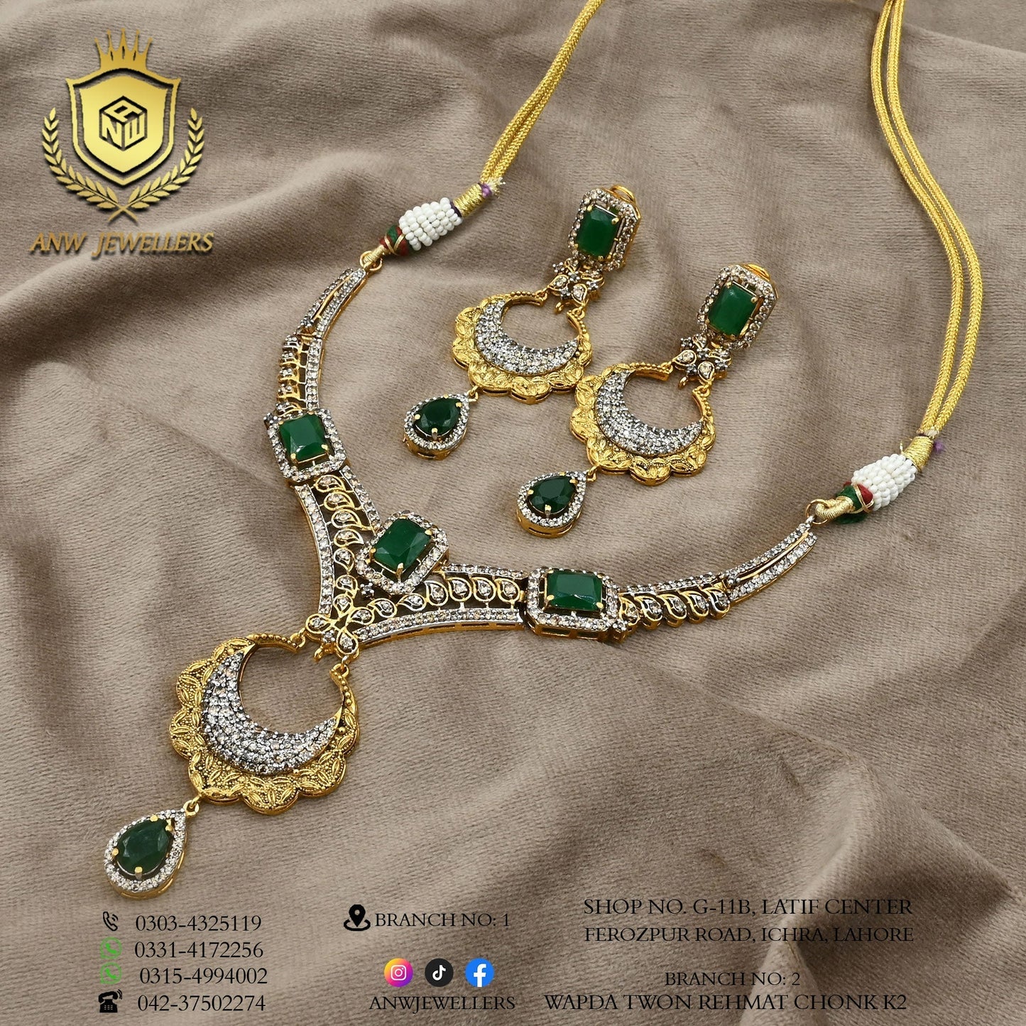 Gold Jewelry Set